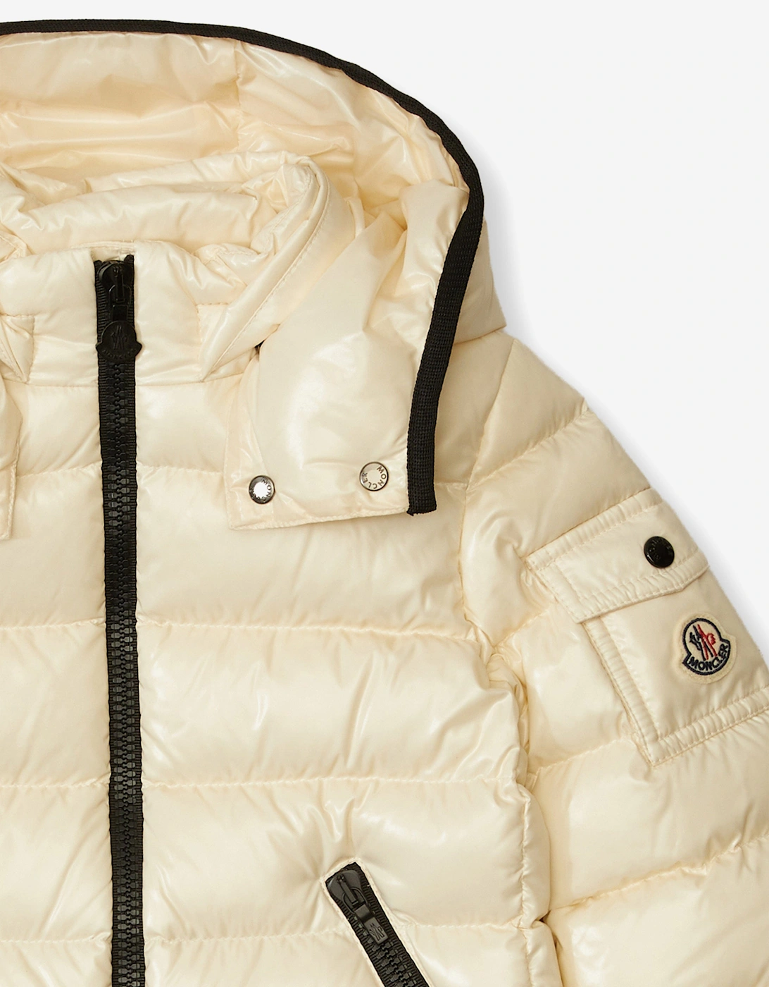 Girls Down Padded Bady Jacket in Ivory