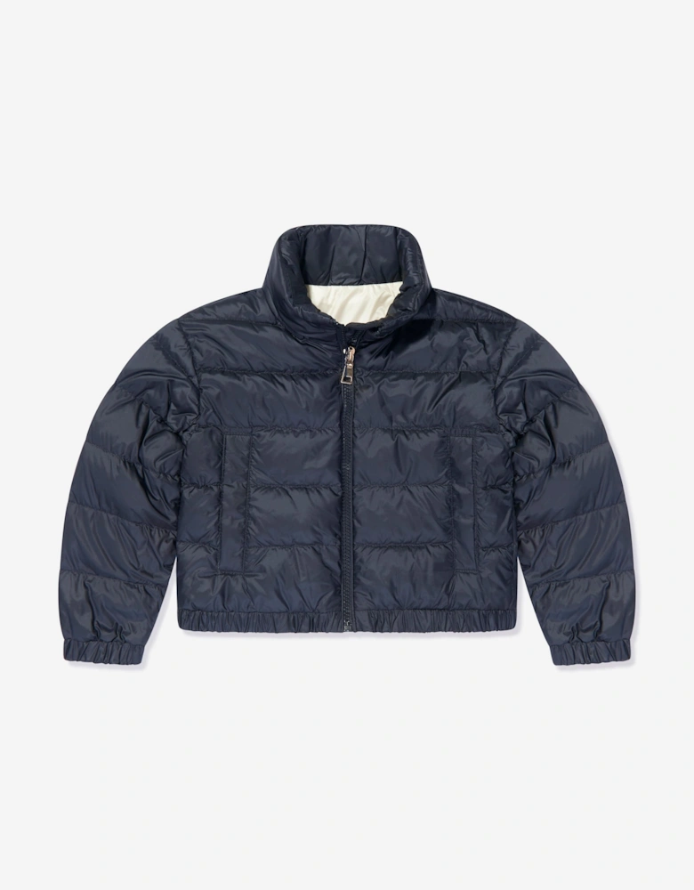 Enfant Girls Down Padded Musa Jacket in Navy