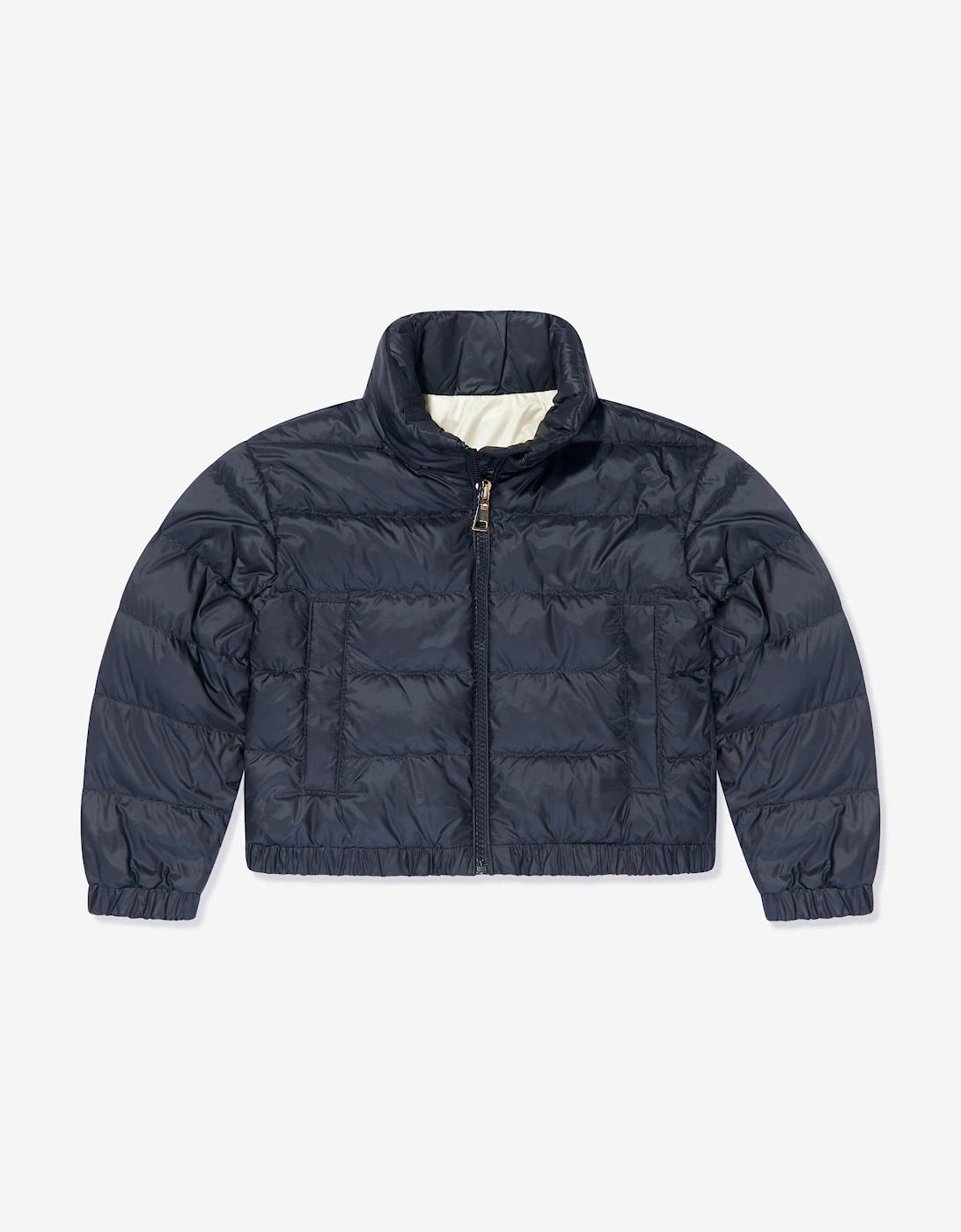 Enfant Girls Down Padded Musa Jacket in Navy, 5 of 4