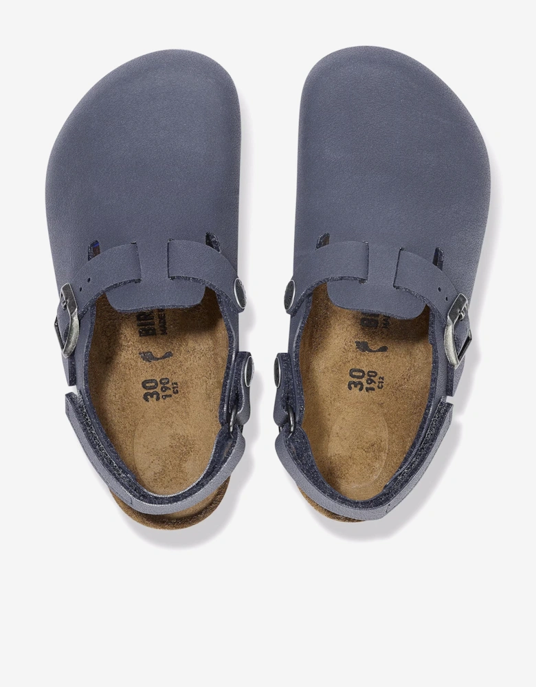 BIRKENSTOCK Kids Tokio Clogs in Navy
