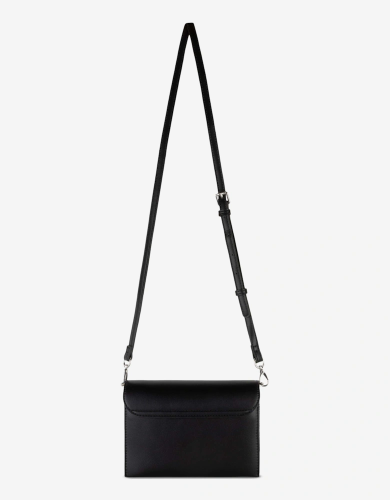 Ember Flap Bag in Black (19.5cm)