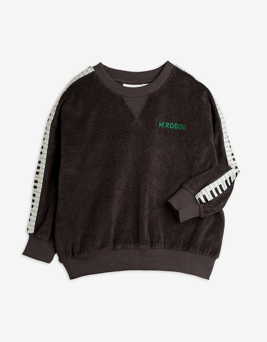 Boys Piano Terry Sweatshirt in Black, 5 of 4