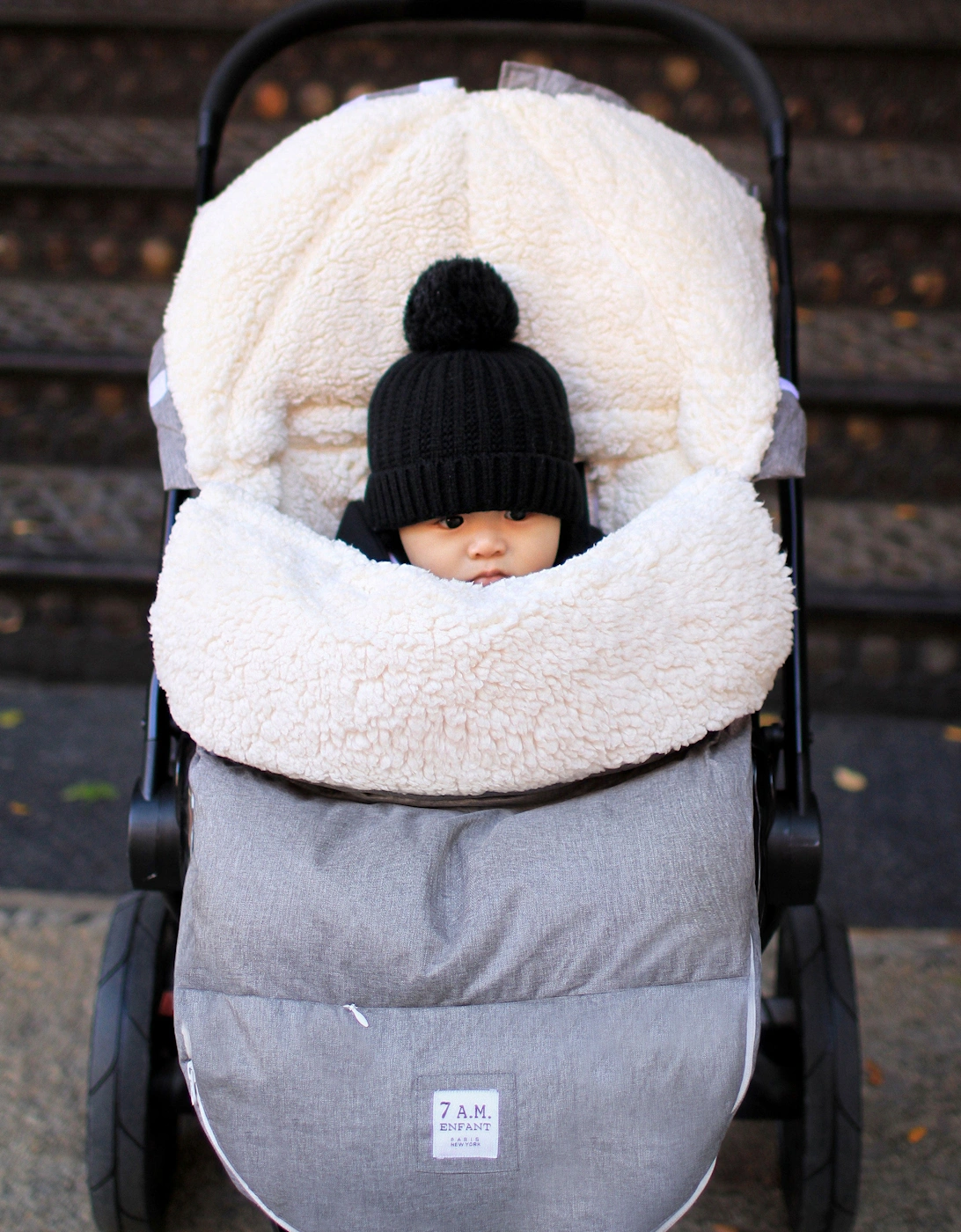 7AM Enfant Baby LambPOD in Grey