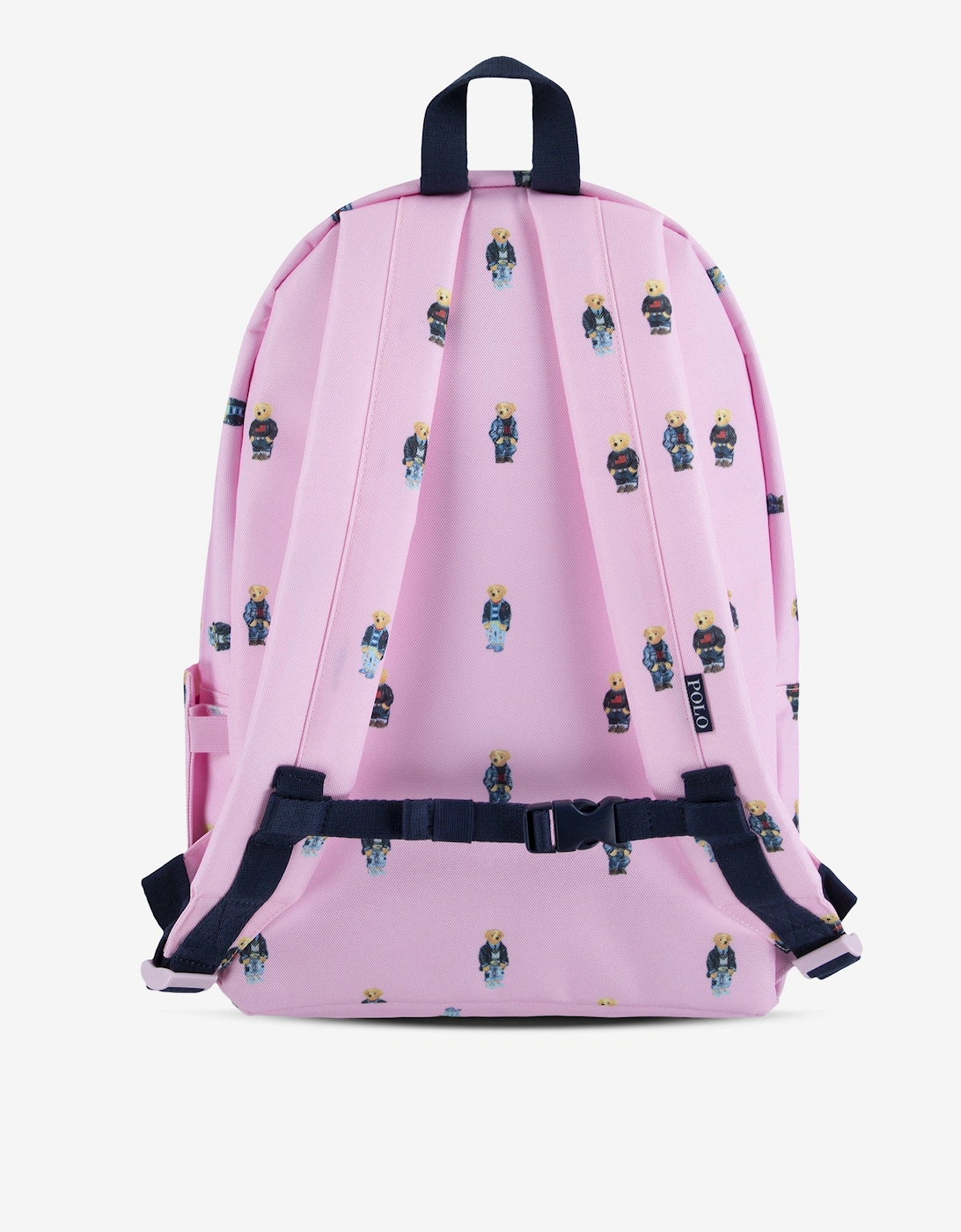 Girls Polo Bear Backpack in Pink (35.5cm)
