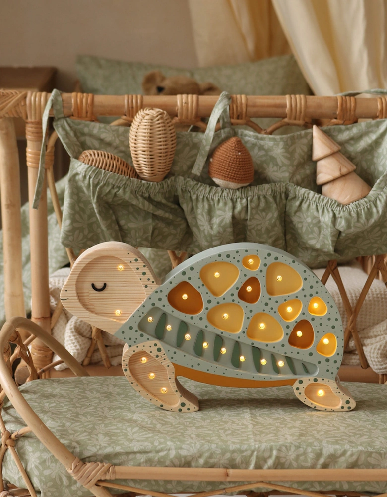 Turtle Lamp in Green (22 x 38 x 5.5 cm)