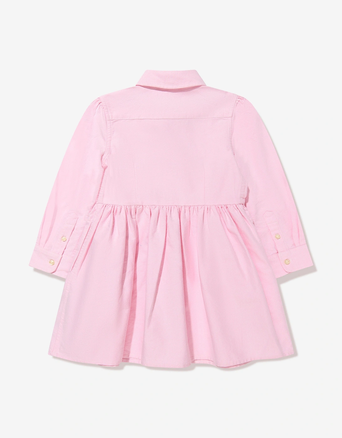 Girls Oxford Shirt Dress in Pink