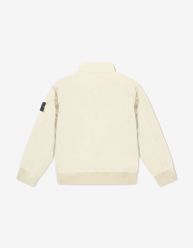 Boys Bomber Jacket in Beige