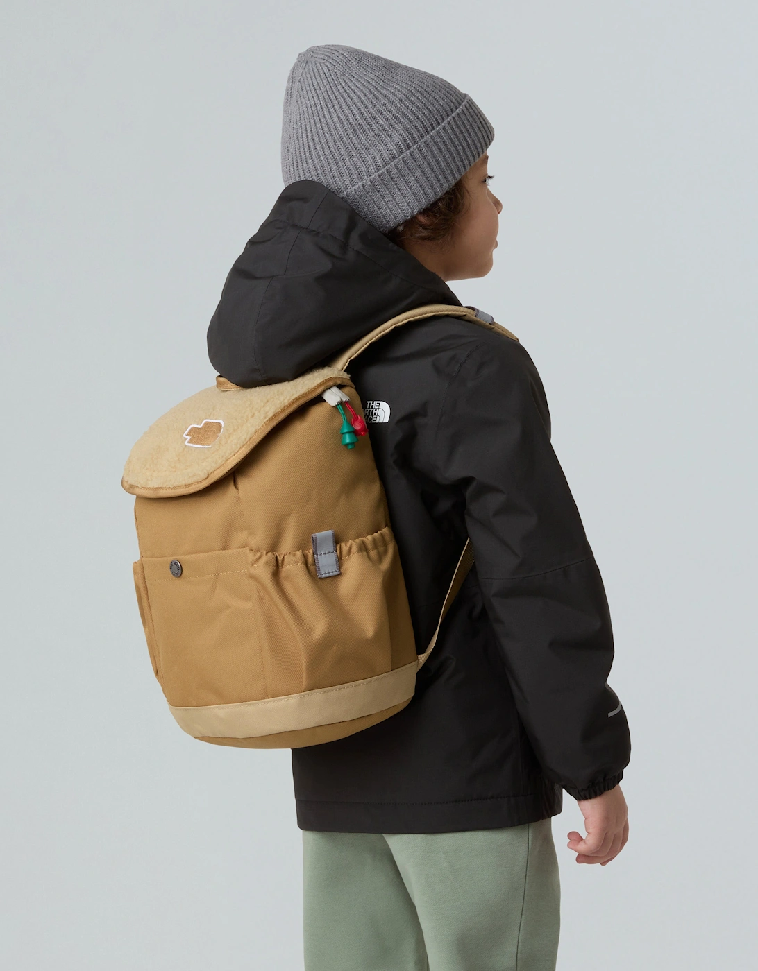 Kids Mini Explorer Backpack in Beige (30.2cm)