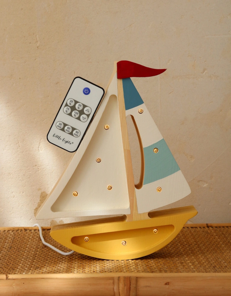 Sailboat Lamp in Multicolour (19.5x24x5.5 cm)