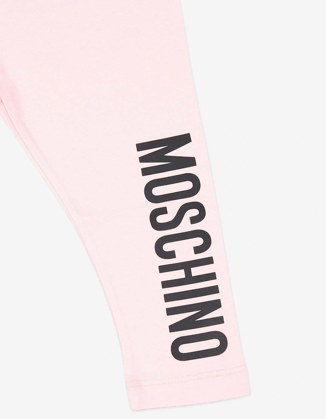 Baby Girls Logo Leggings in Pink