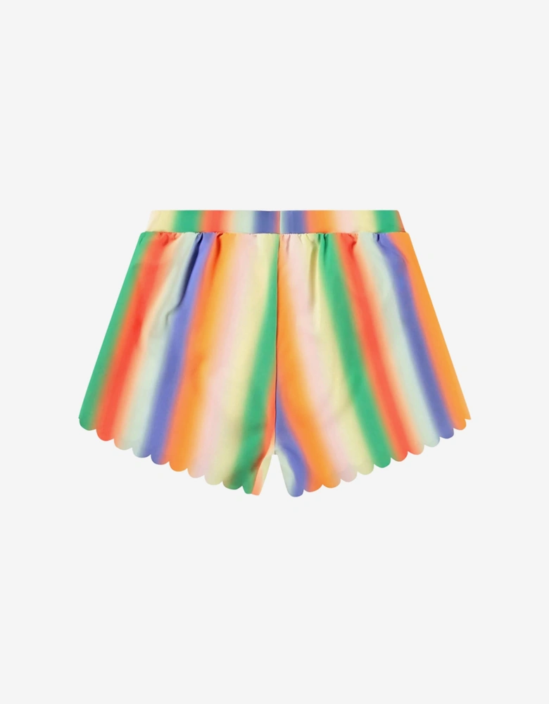 Girls Neva Rainbow Light Swim Shorts in Multicolour (UPF50+)