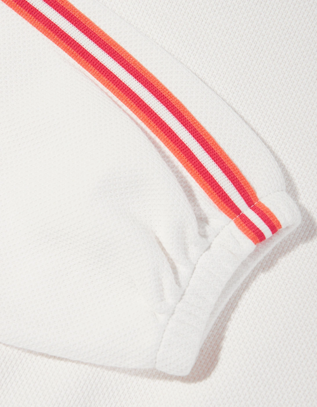 Girls Logo Zip Up Top in White