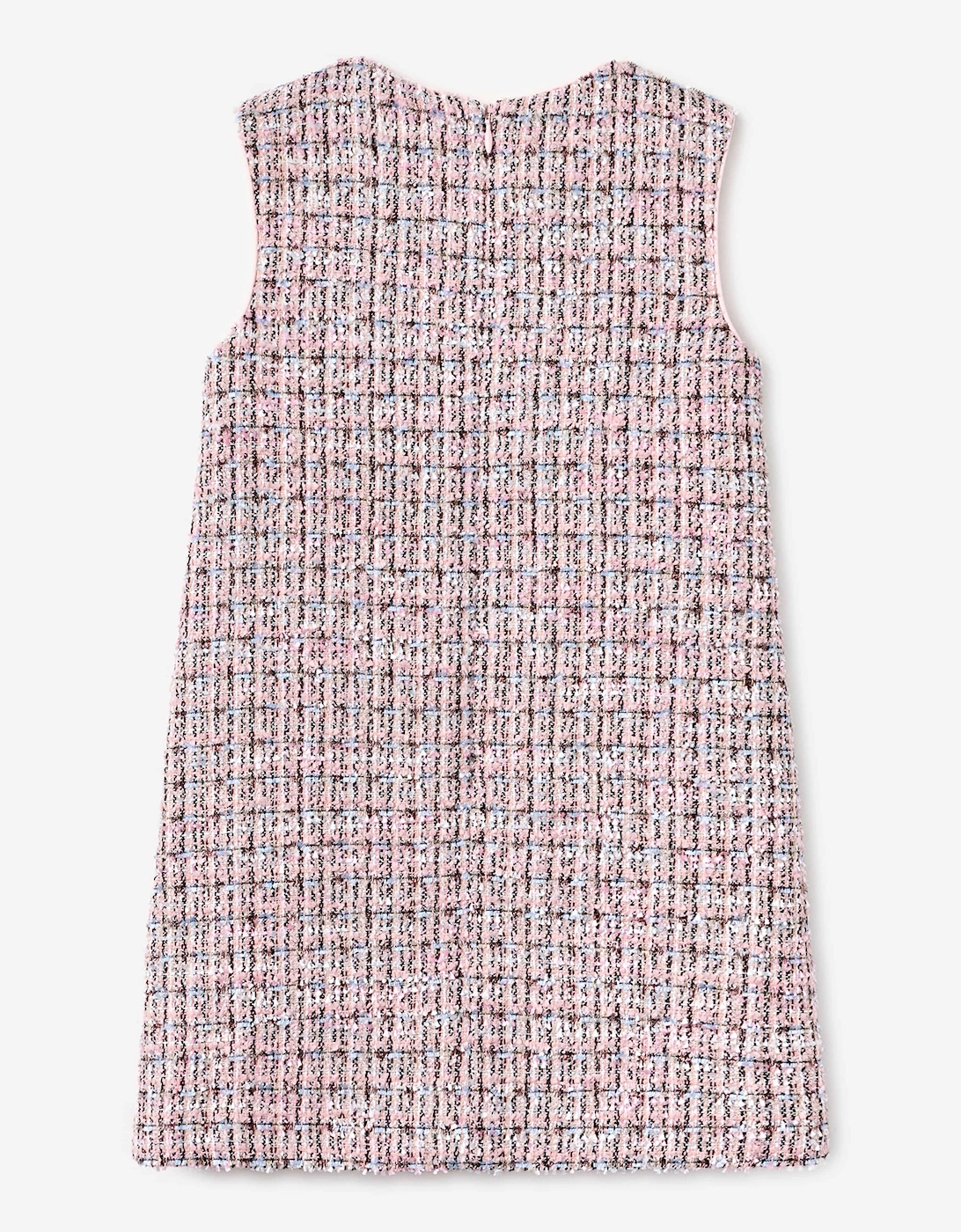 Girls Boucle Dress in Pink
