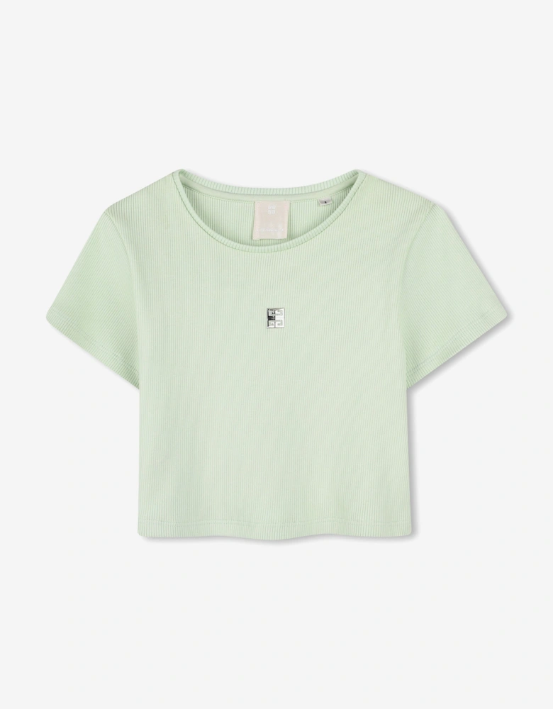 Girls Logo T-Shirt in Green