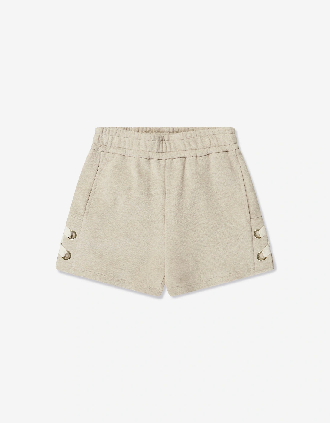 Girls Lacing Shorts in Beige, 5 of 4