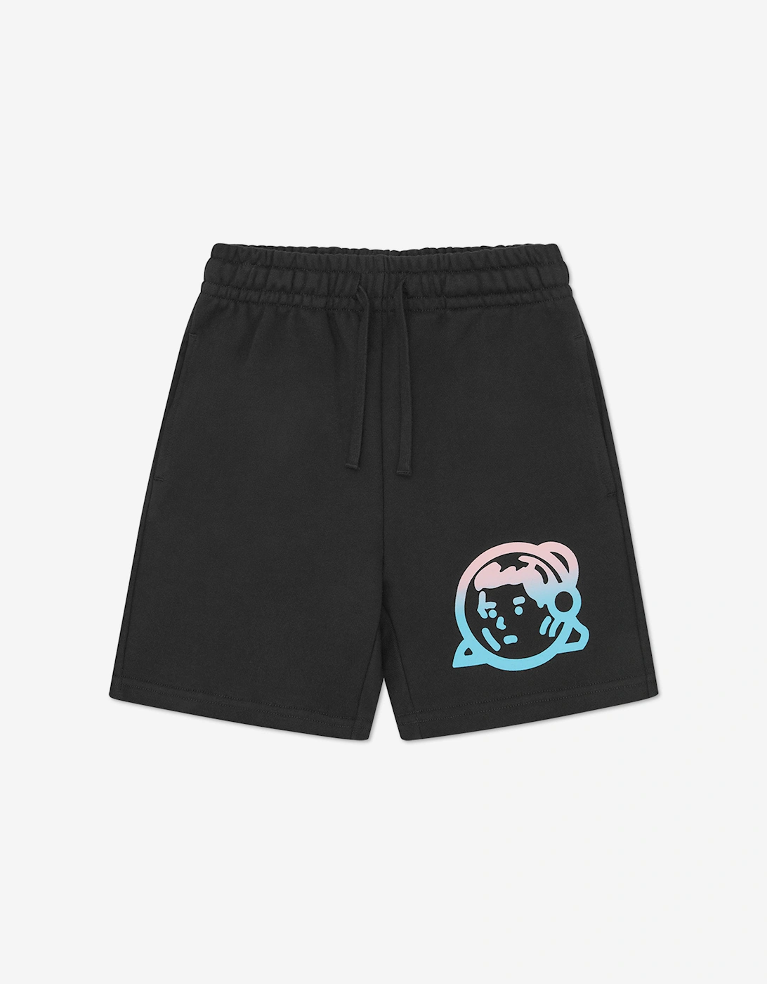 Boys Gradient Logo Shorts in Black, 5 of 4