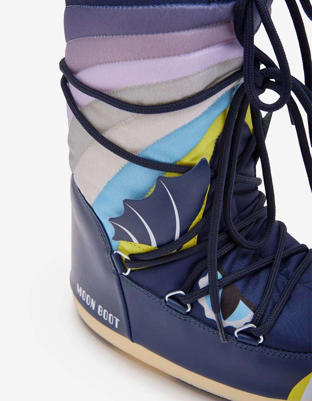 Moon Boot Boys Icon Dragon Boots in Blue