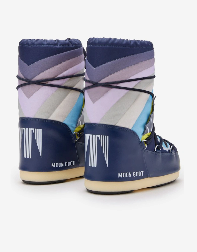Moon Boot Boys Icon Dragon Boots in Blue