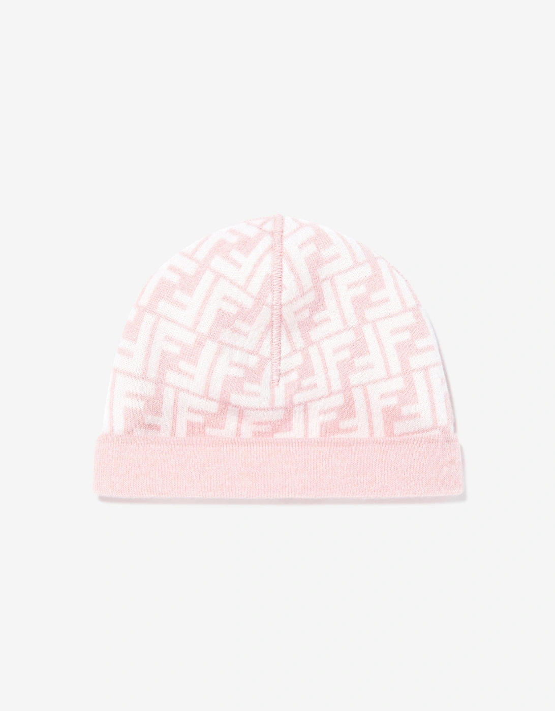 Girls FF Reversible Beanie Hat in Pink