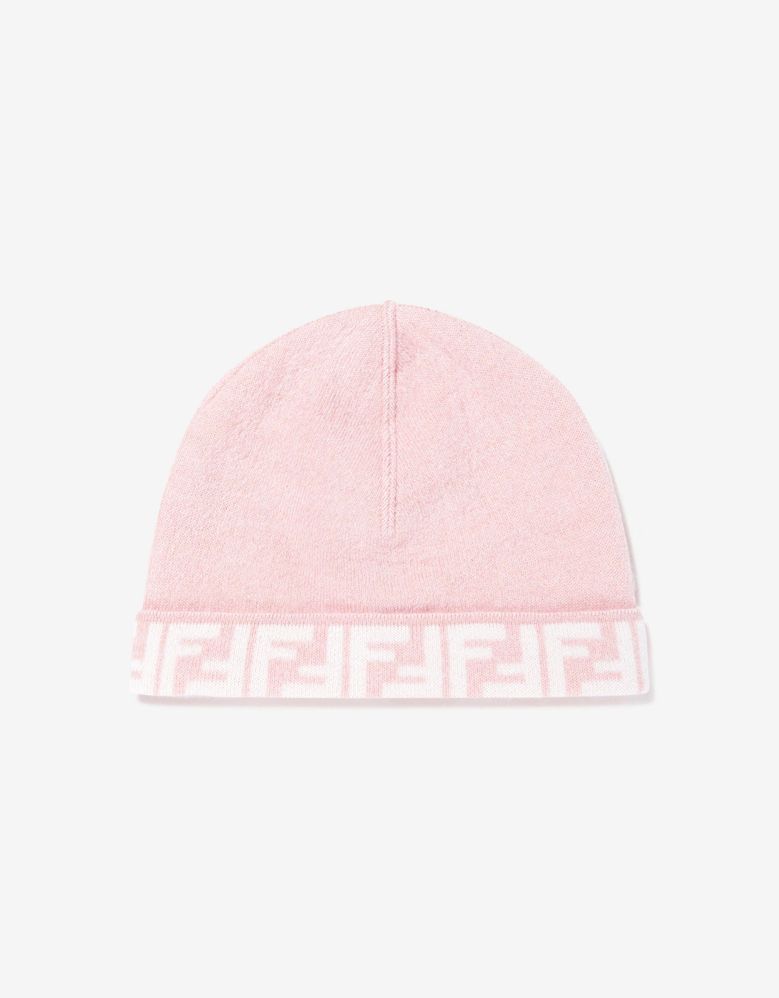 Girls FF Reversible Beanie Hat in Pink