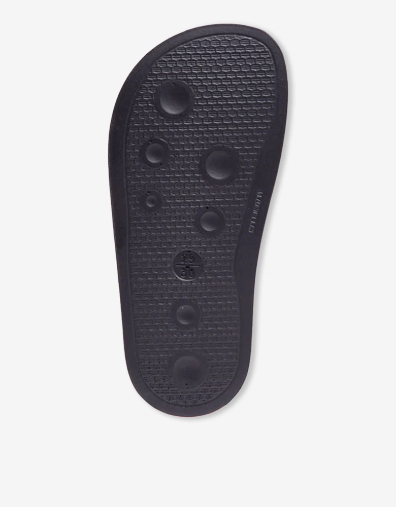 Kids Logo Sliders in Black