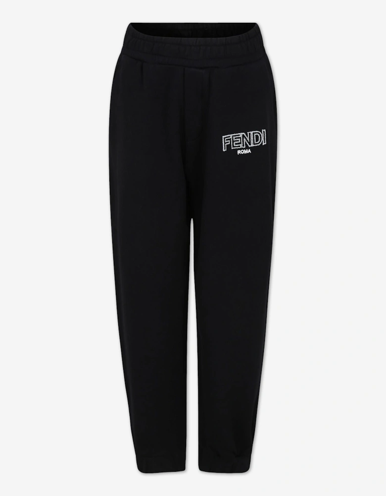Boys Logo Joggers in Black