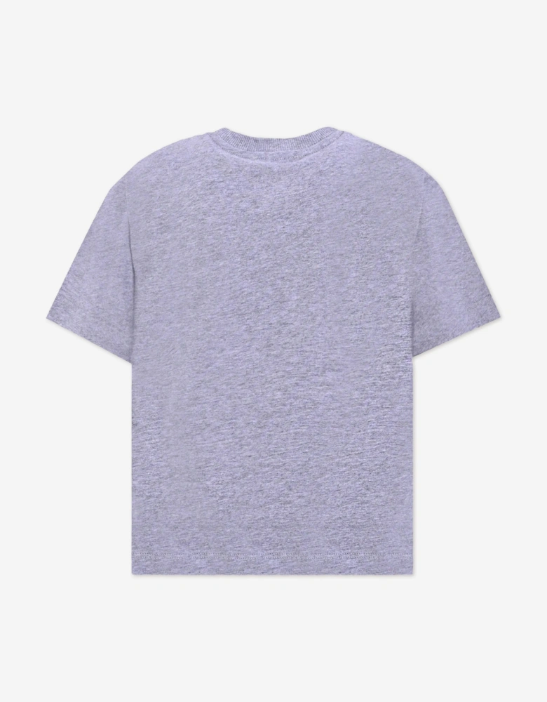 Kids Teddy Bear Logo T-Shirt in Grey