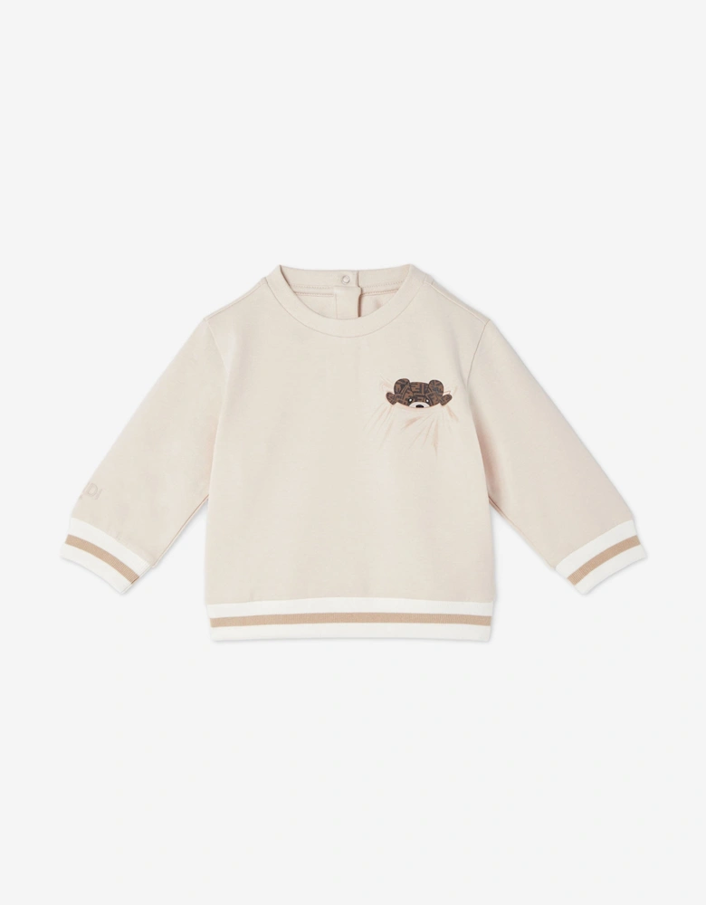Baby Bear Sweatshirt in Beige