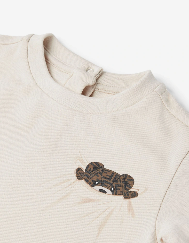 Baby Bear Sweatshirt in Beige