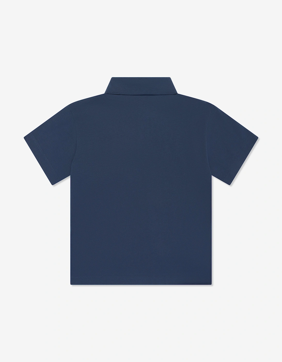 Boys FF Logo Polo Shirt In Navy