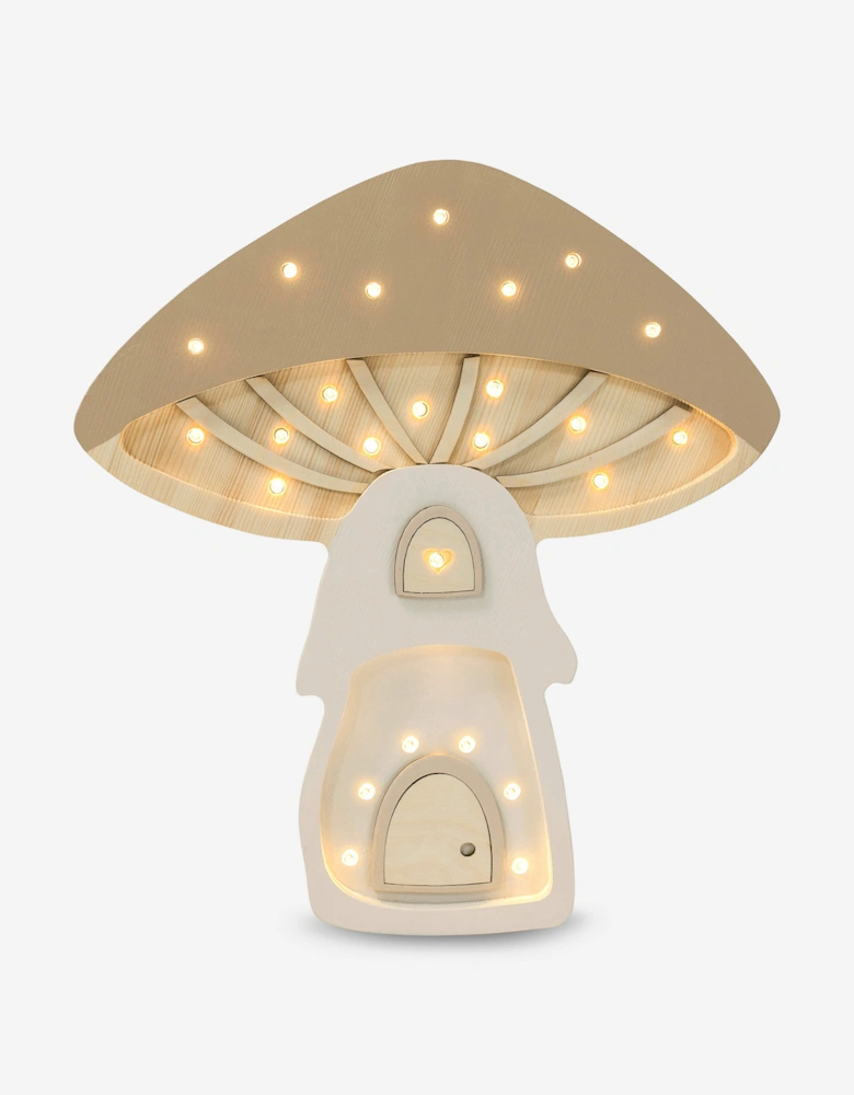 Mushroom Lamp in Beige (31.5x29x5.5 cm)