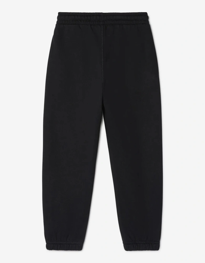 Boys Off Stamp Plain Joggers in Black
