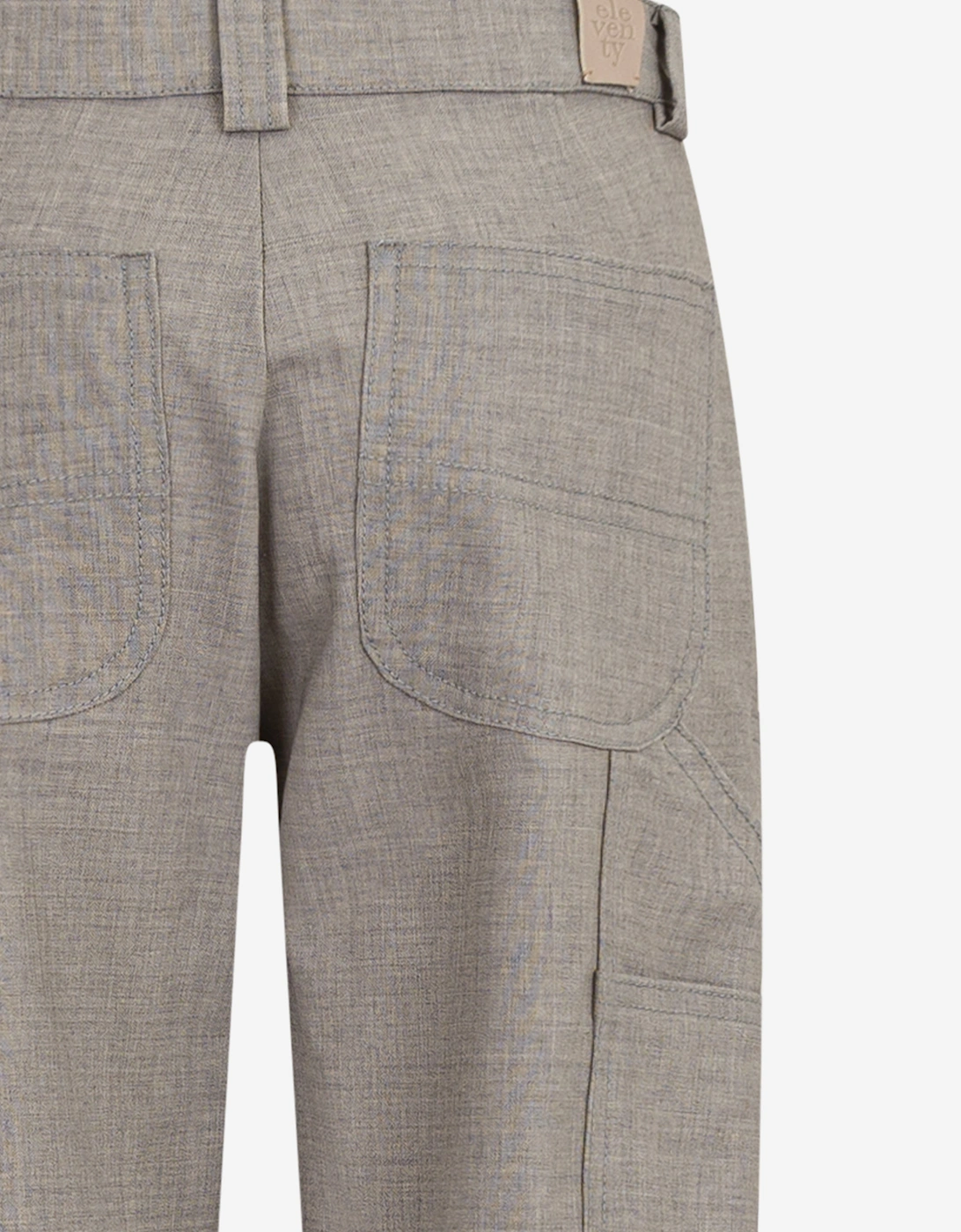 Boys Wool Trousers in Grey