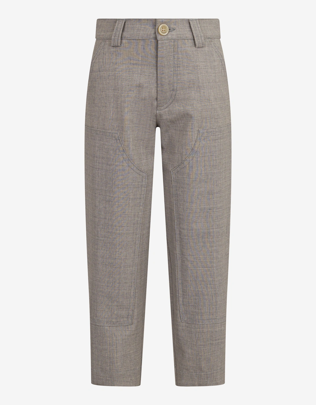 Boys Wool Trousers in Grey, 5 of 4