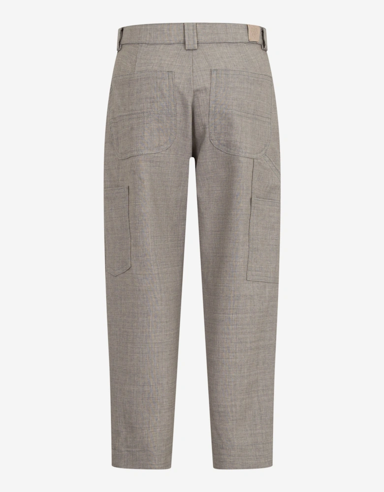 Boys Wool Trousers in Grey
