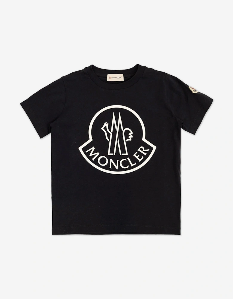 Boys Logo T-Shirt in Navy