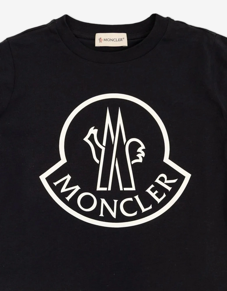 Boys Logo T-Shirt in Navy