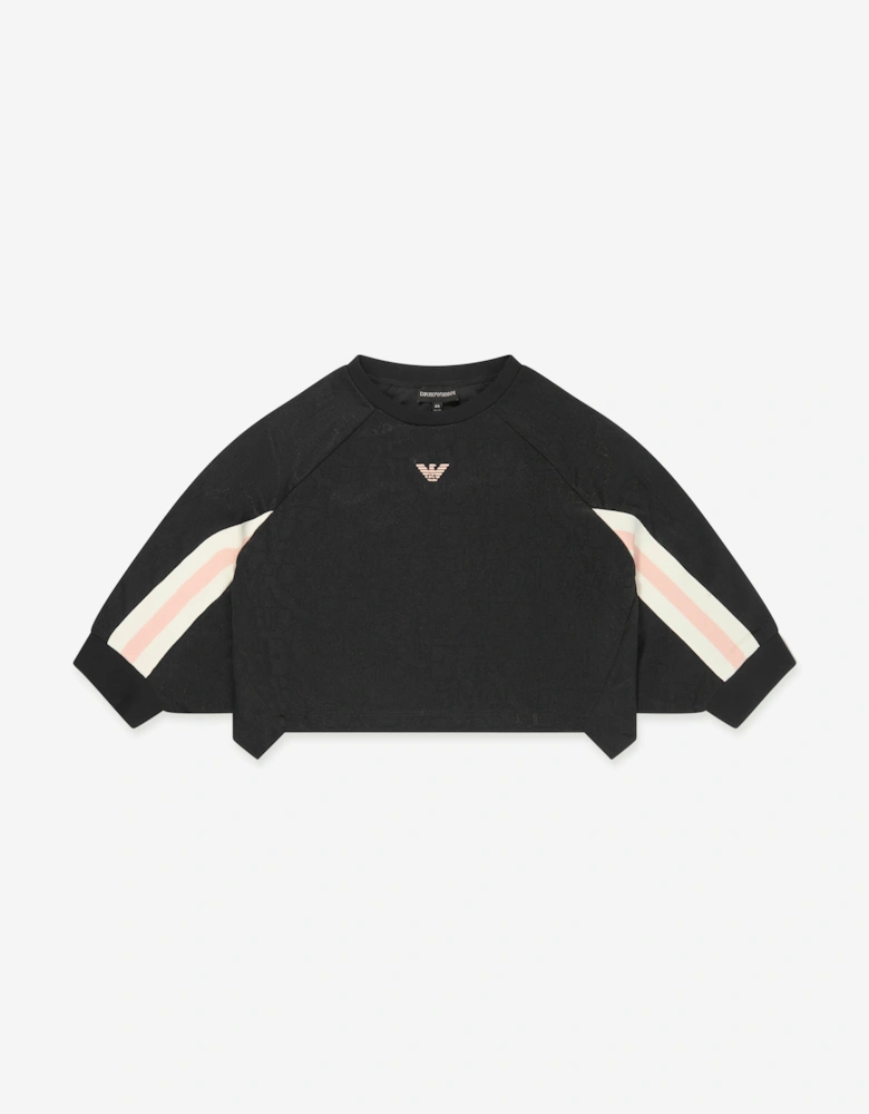 Girls Batwing Sweatshirt in Navy
