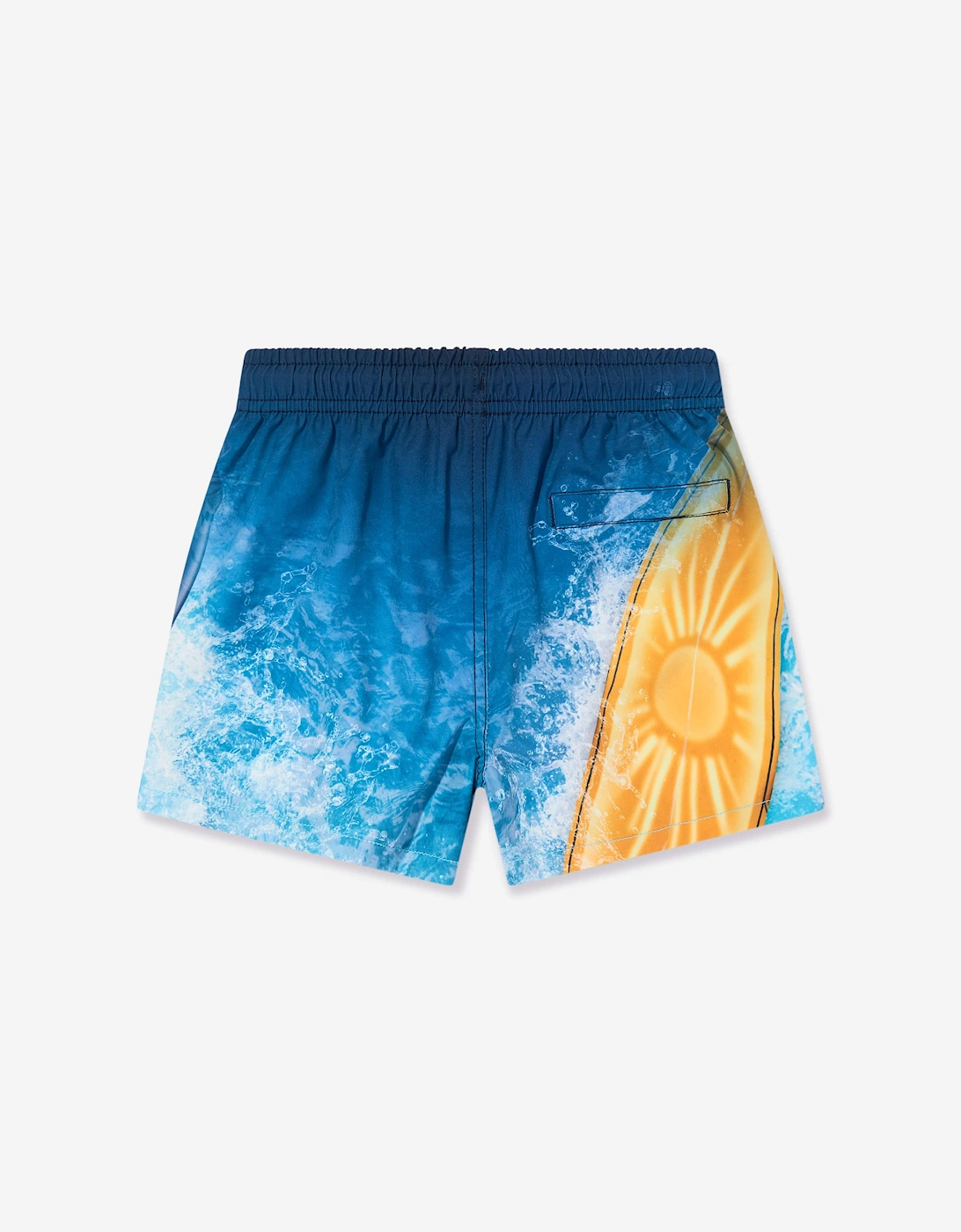 Boys Niko Surf Art Chill Swim Shorts in Blue (UPF50+)