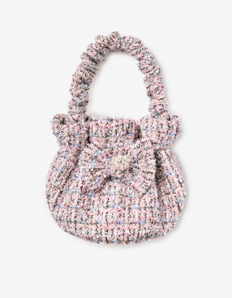 Girls Boucle Bag in Pink (16.5cm)