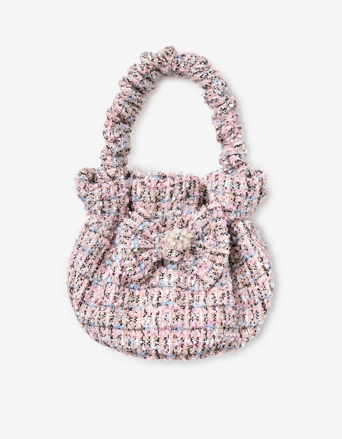 Girls Boucle Bag in Pink (16.5cm), 5 of 4