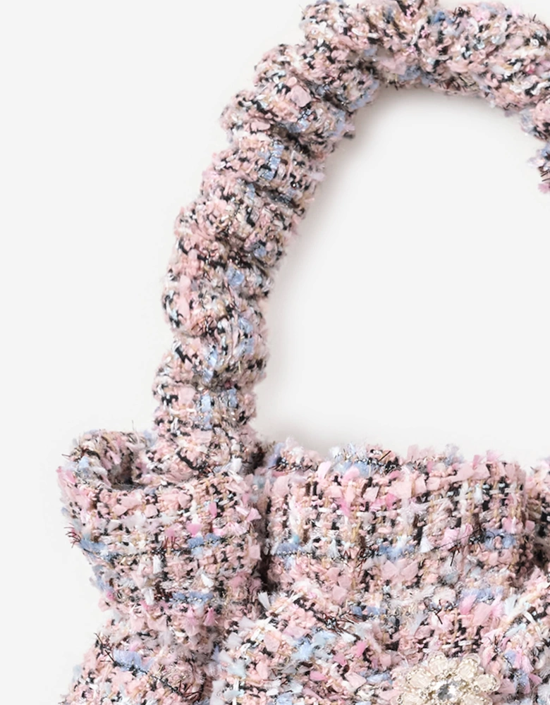Girls Boucle Bag in Pink (16.5cm)