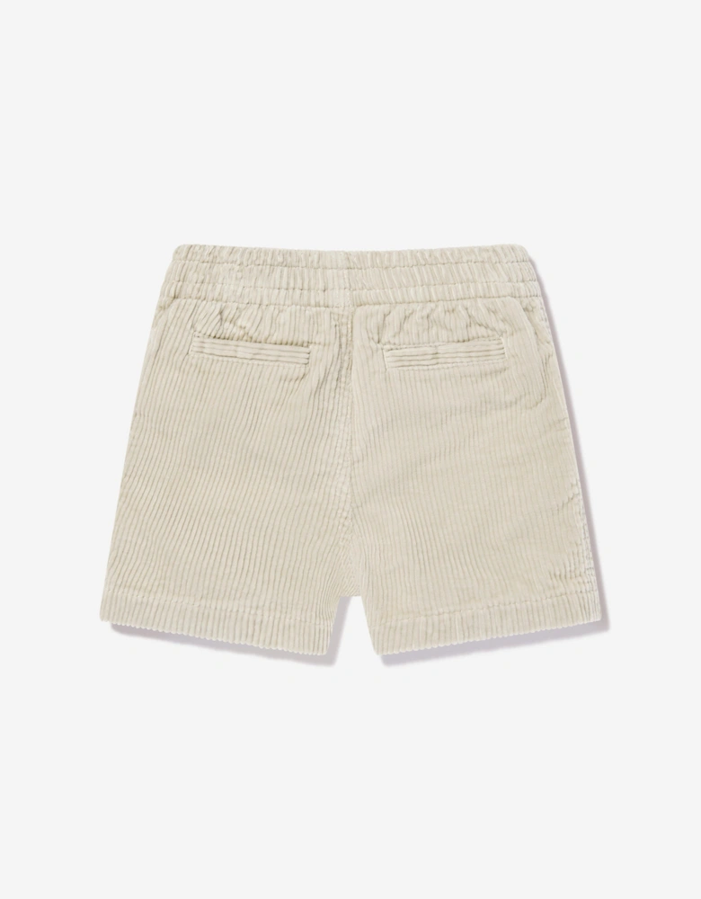 Baby Boys Corduroy Prepster Shorts in Beige