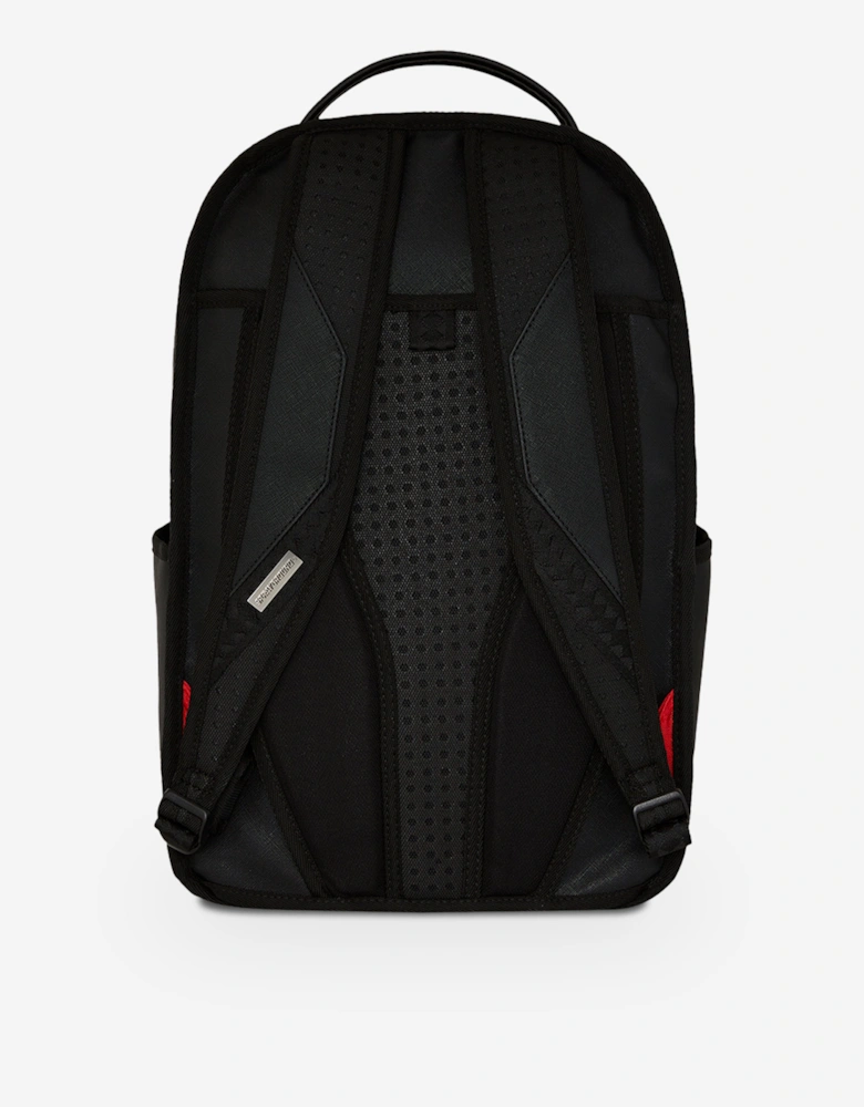 Kids Metallic Drip Shark Bubble Letters DLX Backpack in Black (45.72cm)