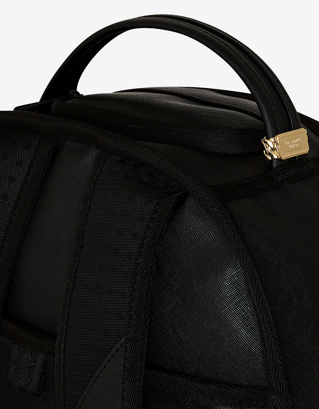 Kids Metallic Drip Shark Bubble Letters DLX Backpack in Black (45.72cm)