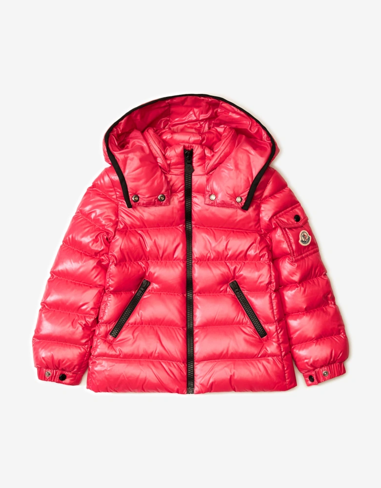 Girls Down Padded Bady Jacket in Red