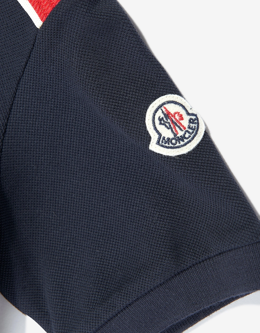 Boys Cotton Piqué  Polo Shirt in Navy