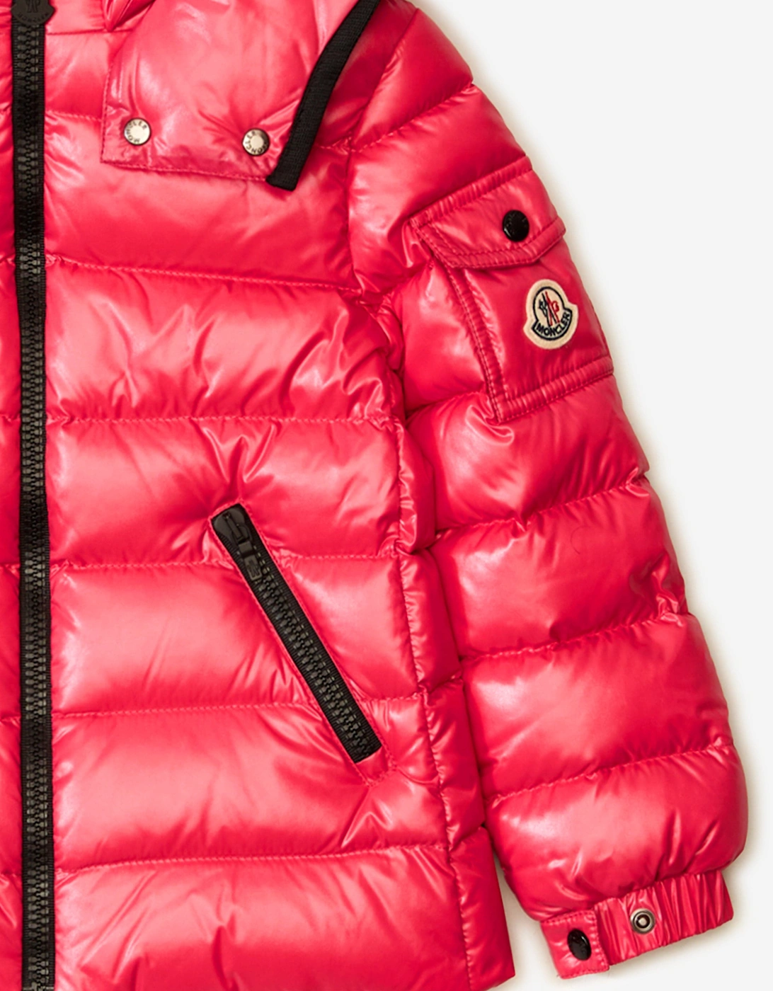 Girls Down Padded Bady Jacket in Red
