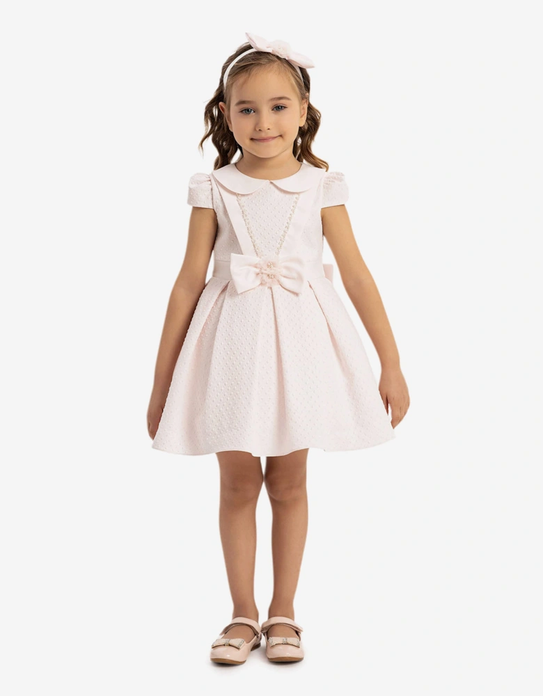 Baby Girls Dress with Headband in Pink