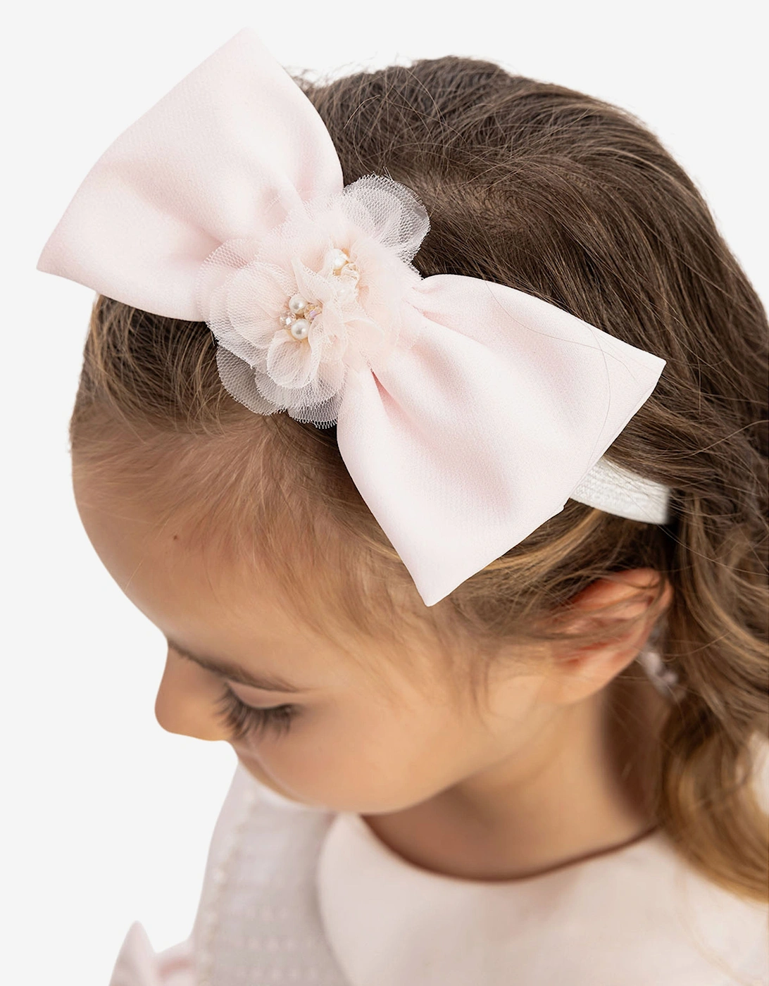 Baby Girls Dress with Headband in Pink